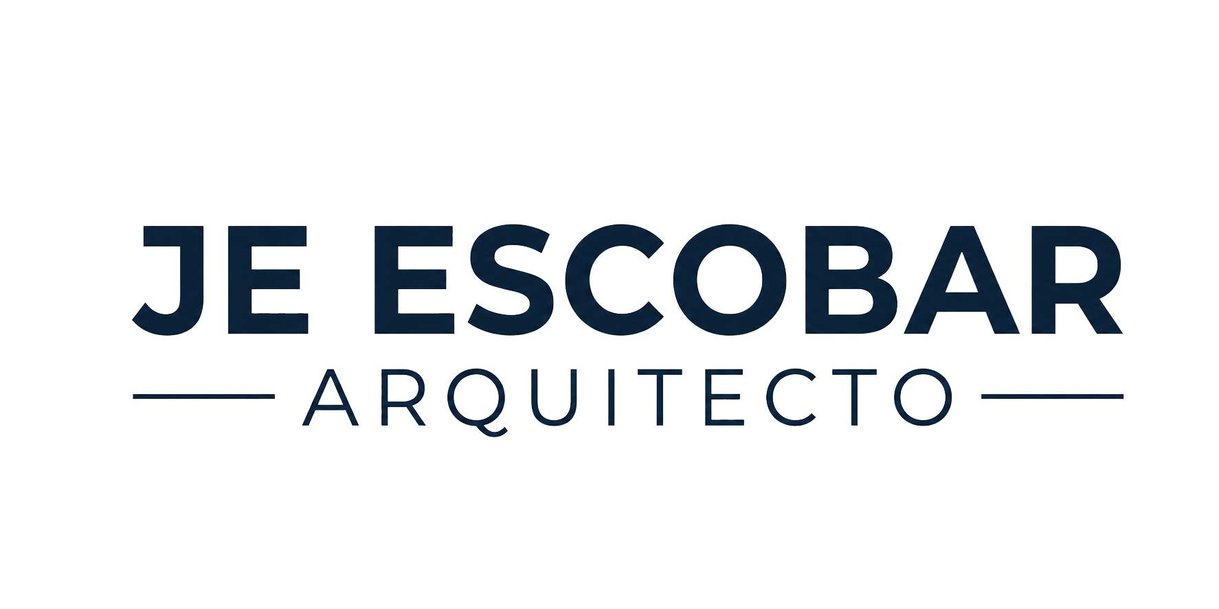 Logo JE Escobar Arquitecto — Julio Ernesto Escobar Noboa, arquitecto en Quito, Ecuador